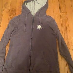 Ivory ella zip-up hoodie